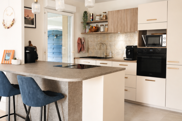 Rénovation d&rsquo;un appartement à Audenge : transformation d&rsquo;une pièce de vie de 35 m²